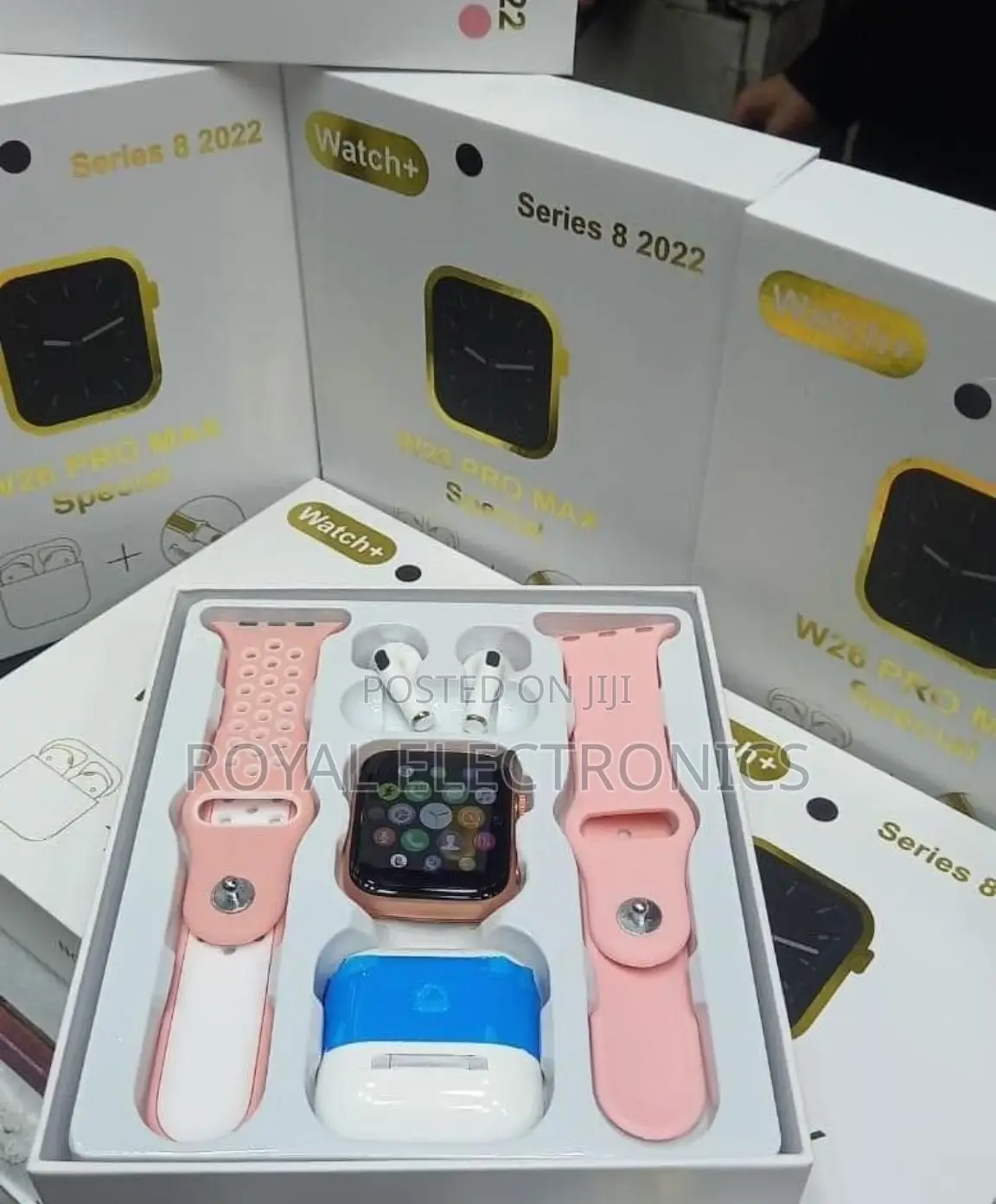 Special Edition ስማርት ሰአት + Earbud + 2 ማሰሪያ(Premium Quality)