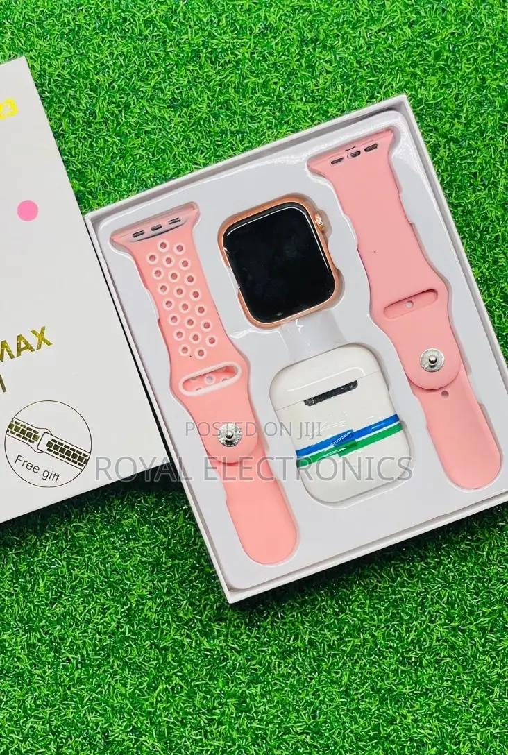 Special Edition ስማርት ሰአት + Bluetooth ኤርፎን + 2 ሲልከን ማሰሪያ