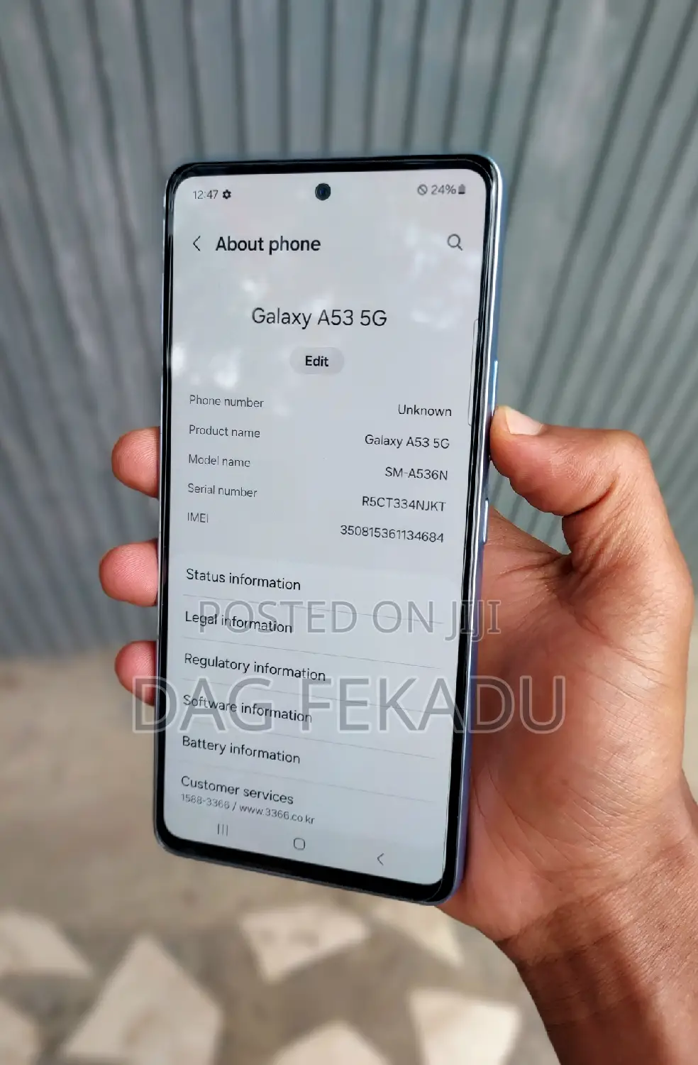 New Samsung Galaxy A53 5G 128 GB