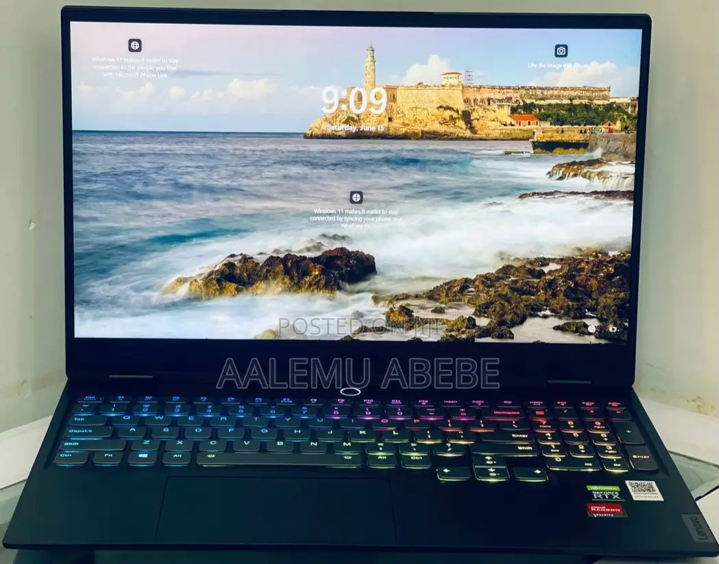 New Laptop Lenovo Legion 5 16GB AMD Ryzen 9 SSD 512GB