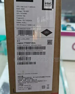 New Lenovo Legion Y7000P IRX9 Gaming Laptop 16GB Intel Core I7 SSD 1T