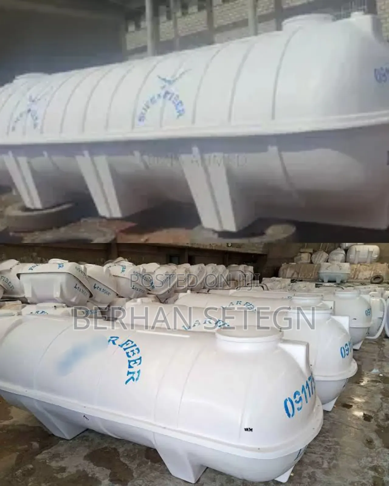 Fiberglass Water Tanker Tanker Roto