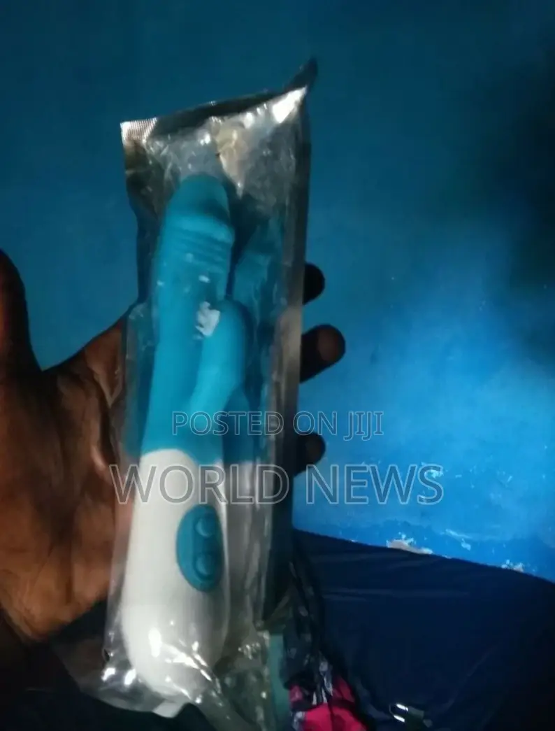 Blue White Vibrator Dildo