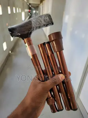 Photo - Imported Walking Stick Adjustable Anti-Shock for Elderly/ከዘራ