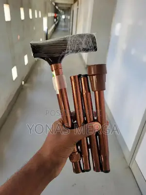 Photo - Folding Walking Stick Stretched Portable Multifunctional