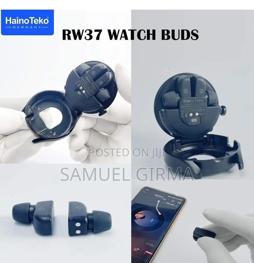 √2in1 Hainoteko Smart Watch With Wireless Earbuds