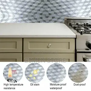 Kitchen Backsplash Wallpaper Peel and Stick