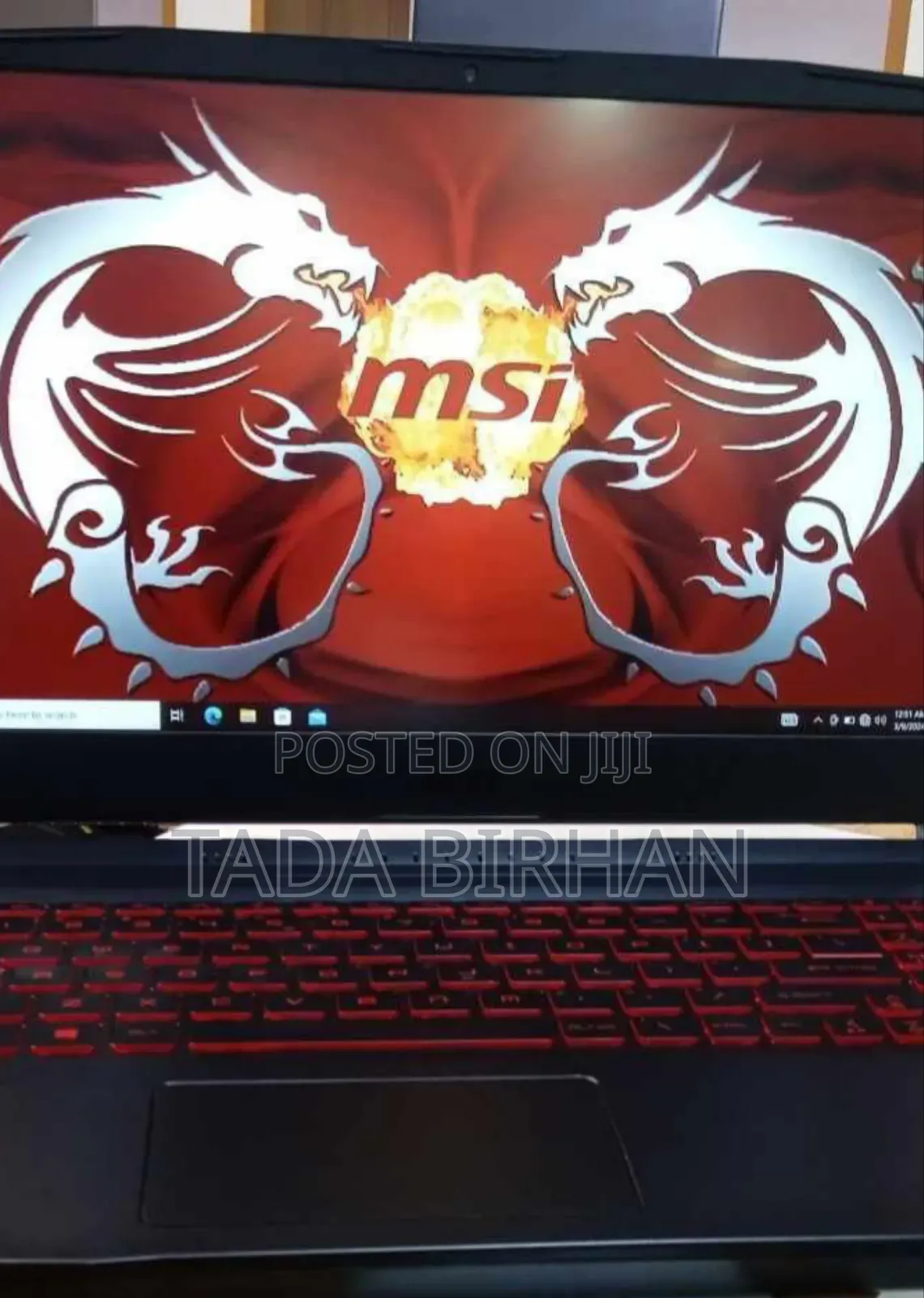 New Laptop MSI GF63 16GB Intel Core I7 SSD 512GB