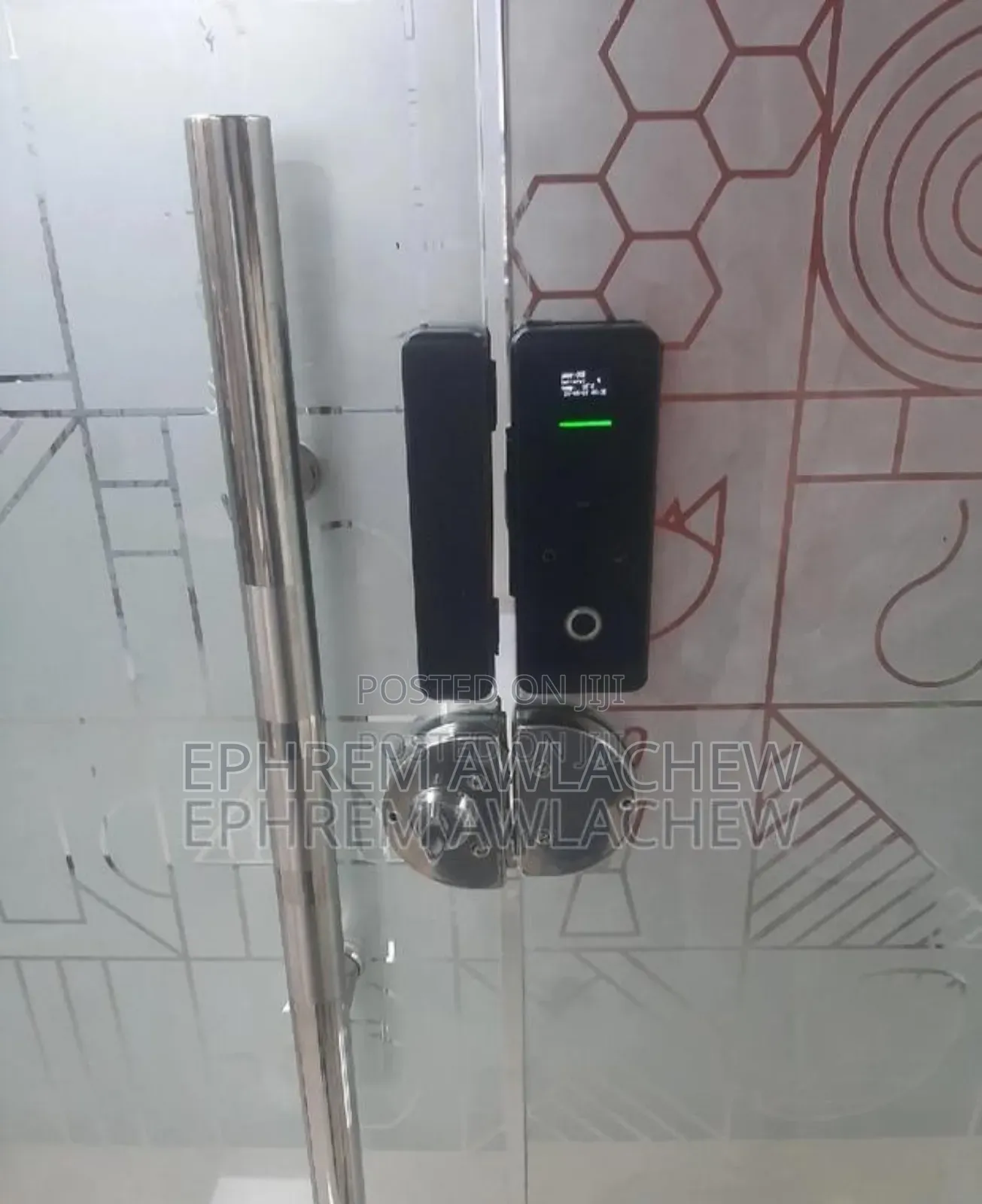 Digital Door Lock for Glass