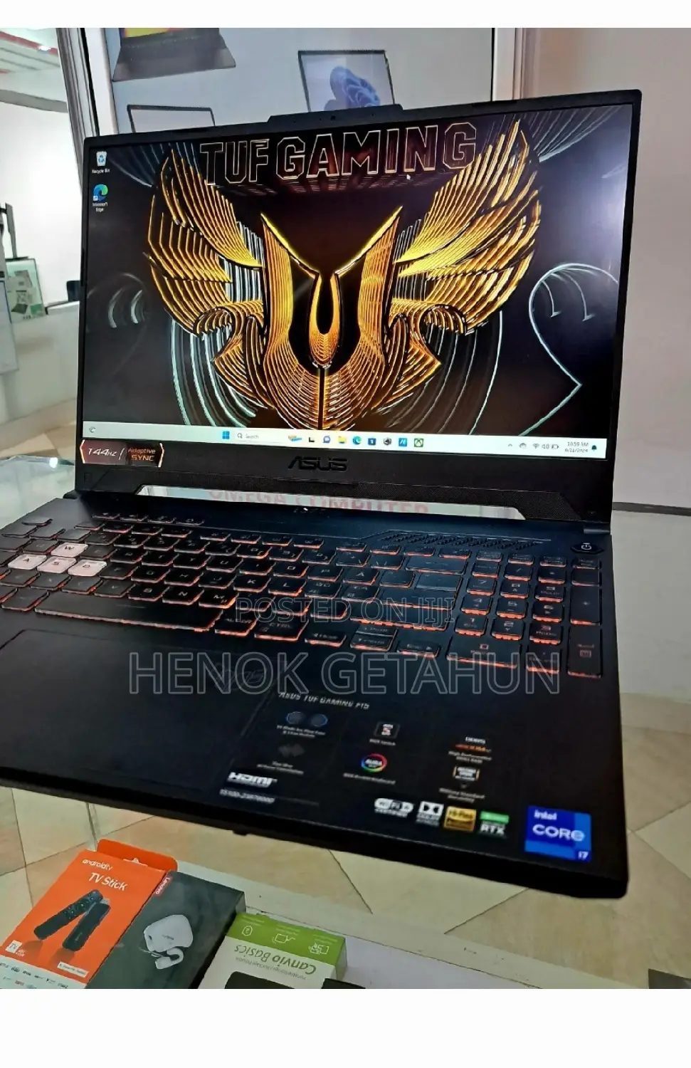 New Laptop Asus TUF Gaming A15 32GB Intel Core I7 SSD 512GB