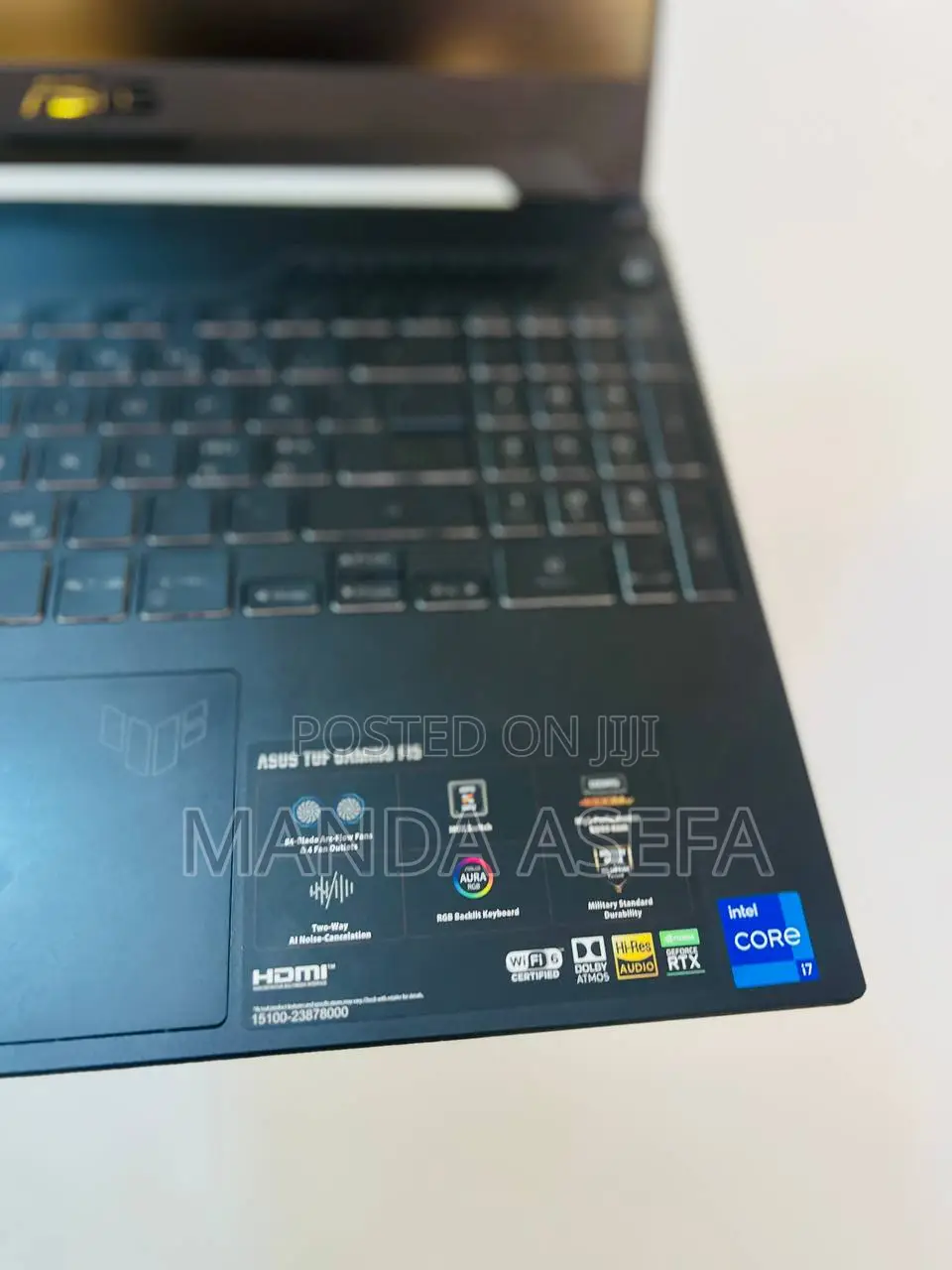 New Laptop Asus TUF Gaming A15 16GB Intel Core I7 SSD 512GB