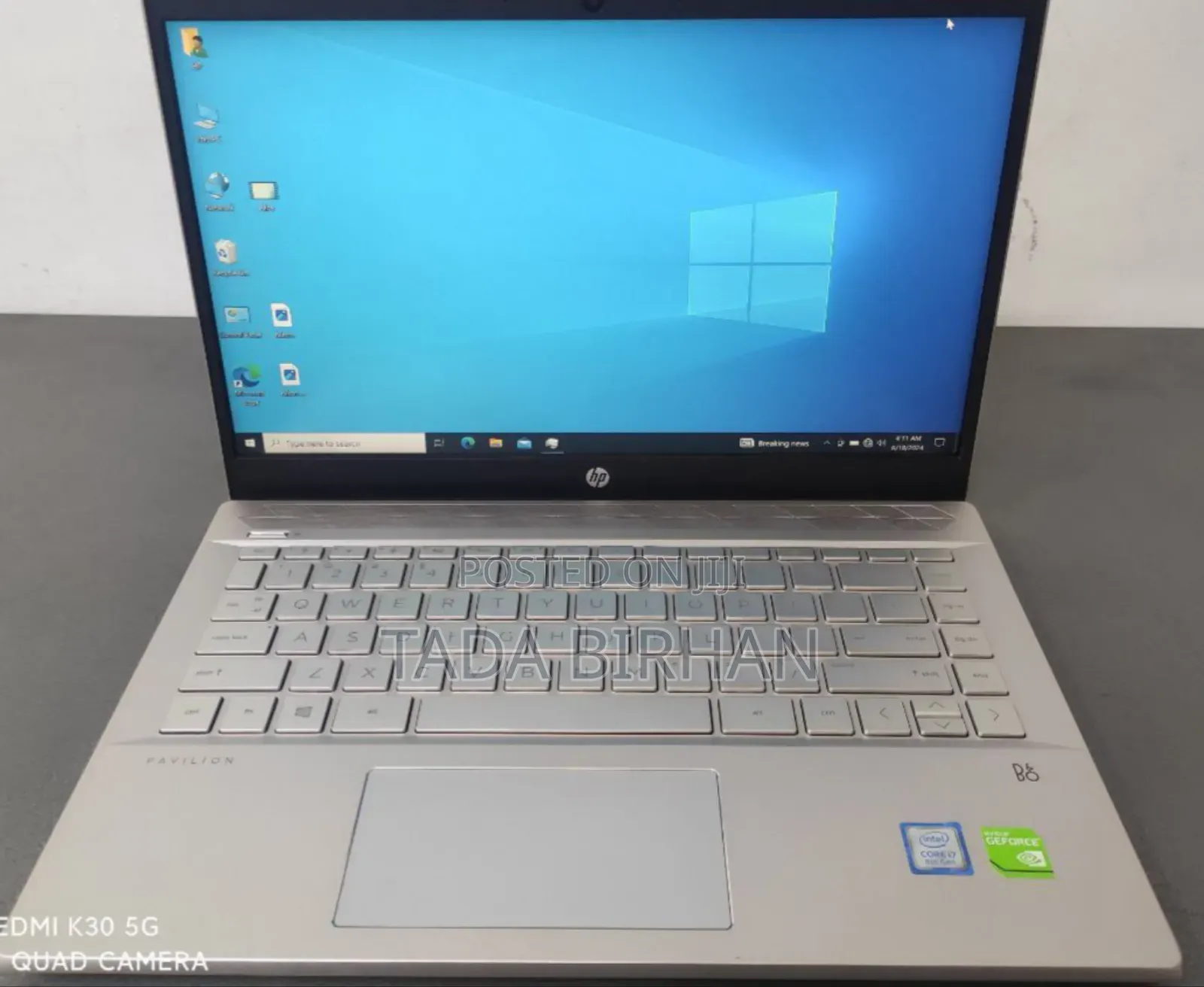 New Laptop HP Pavilion 15 8GB Intel Core I7 HDD+SSD 512GB