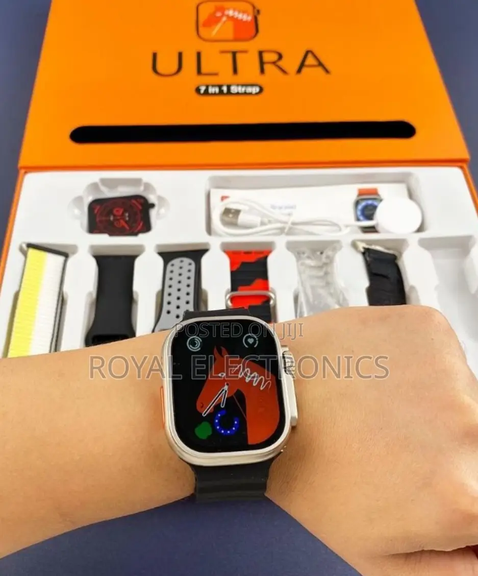Original Ultra-a 7 in 1 (2 Inch) 7 መቀያየሪያ ያለው Smart Watch