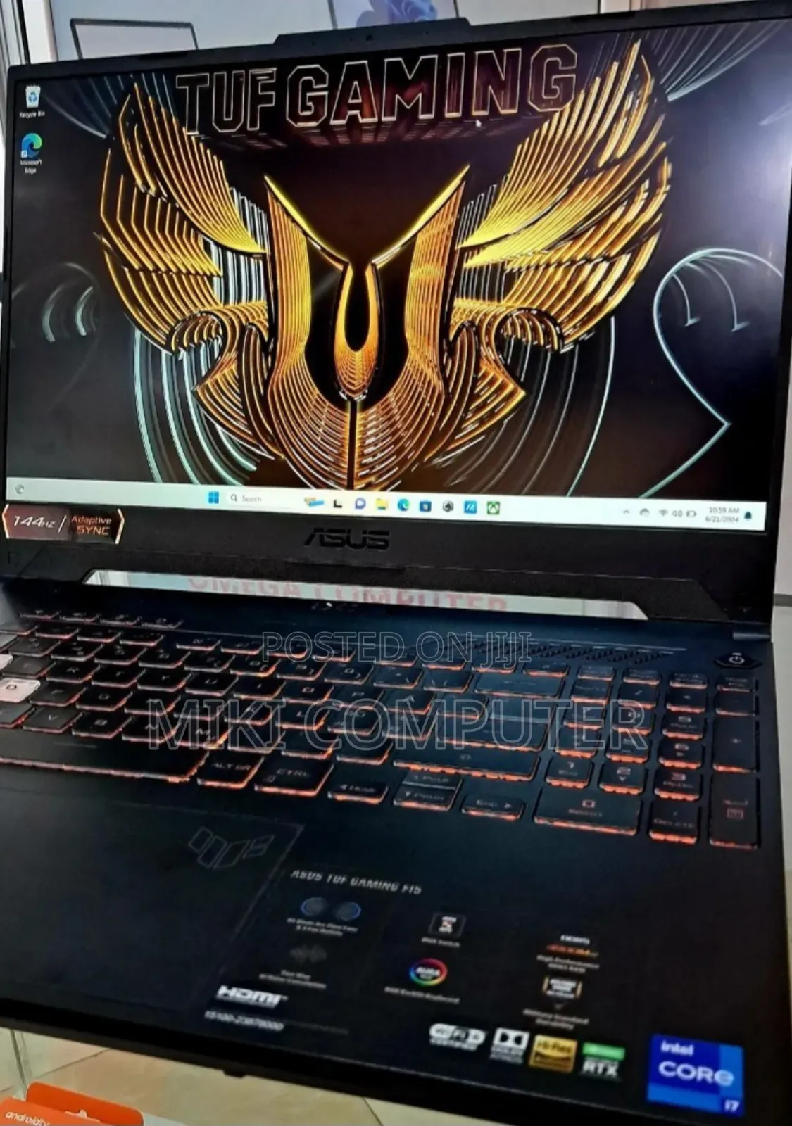 New Laptop Asus TUF Gaming A15 32GB Intel Core I7 SSD 1T