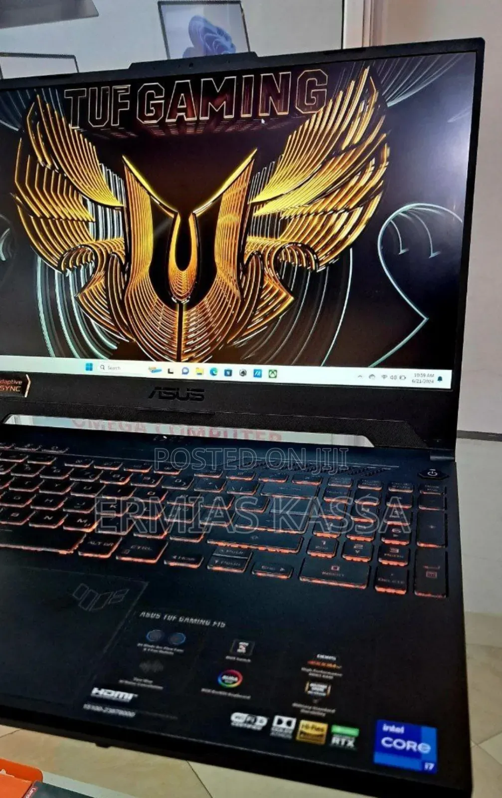 New Laptop Asus TUF Gaming A15 32GB Intel Core I7 SSD 512GB