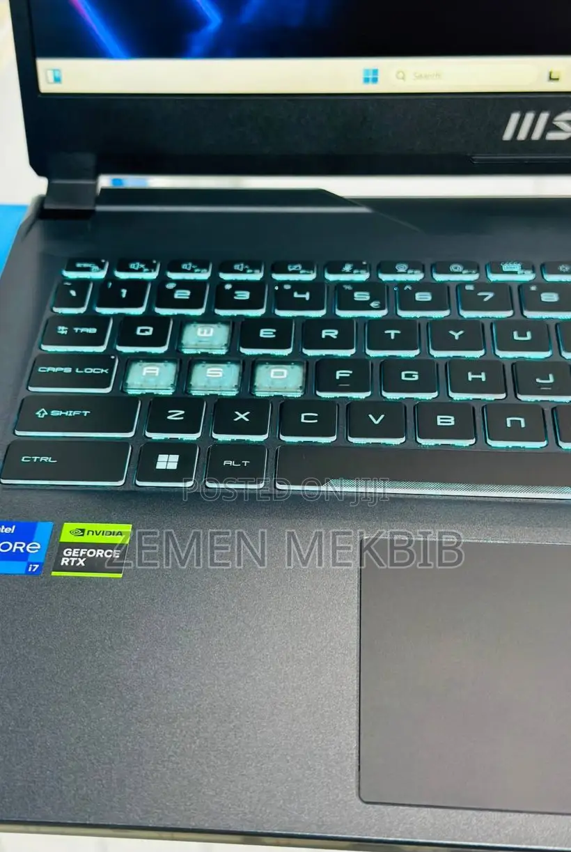 New Laptop MSI 16GB Intel Core I7 SSD 512GB