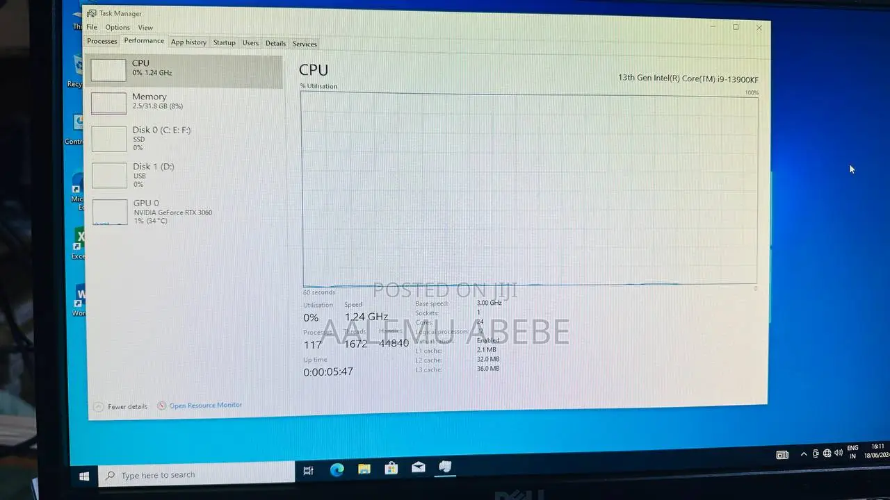 New Desktop Computer Asus A4110 32GB Intel Core I9 SSD 2T