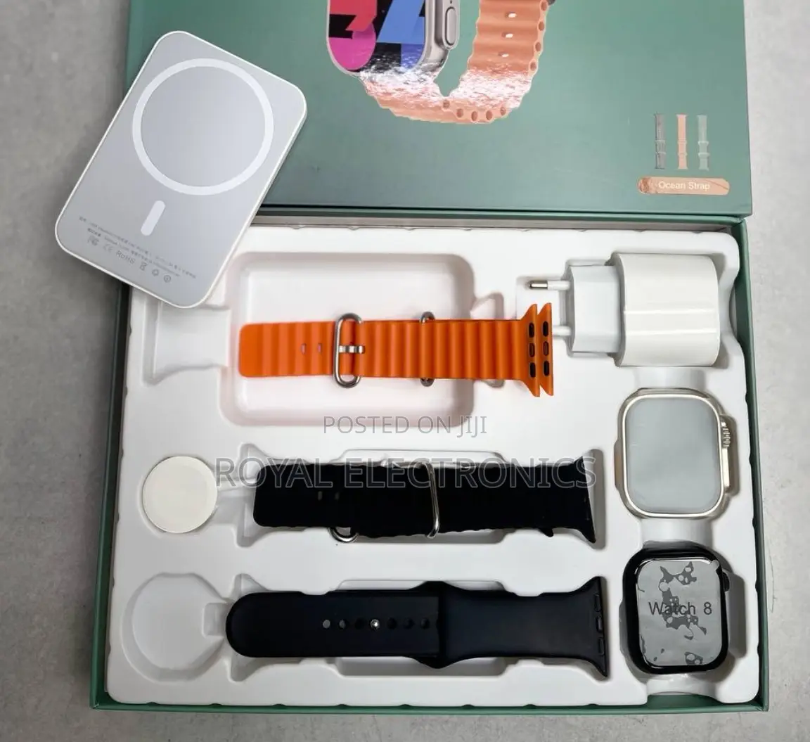 Couples Smart Watches With Wireless Power Bank and Box