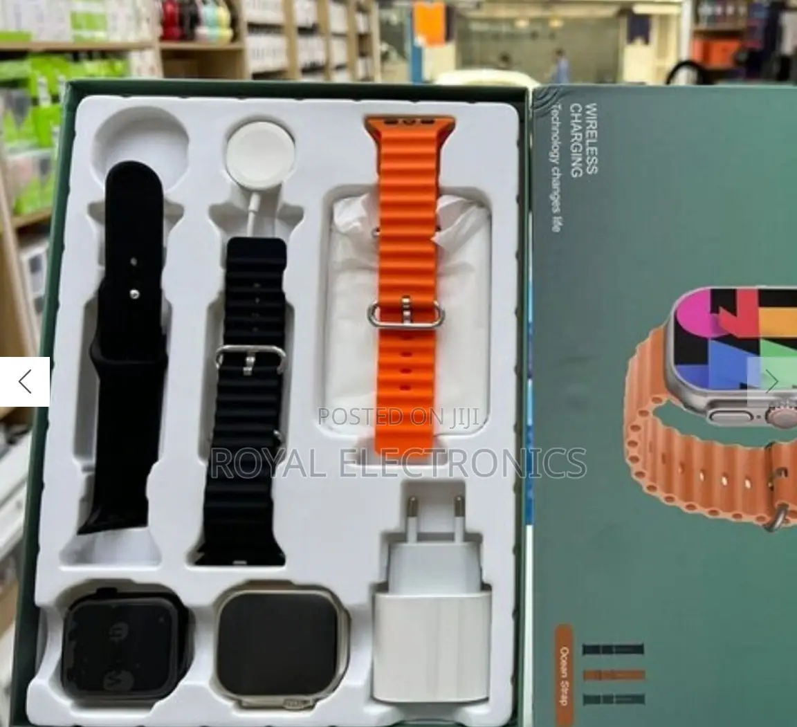 Couples Smart Watches With Wireless Power Bank and Box