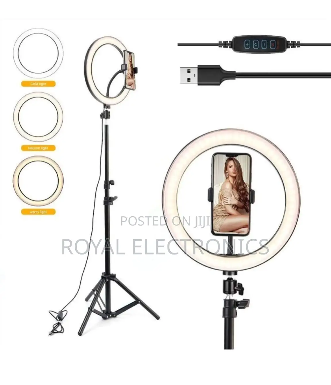 26 Ceni Meter Ringlight With 2 Meter Stand