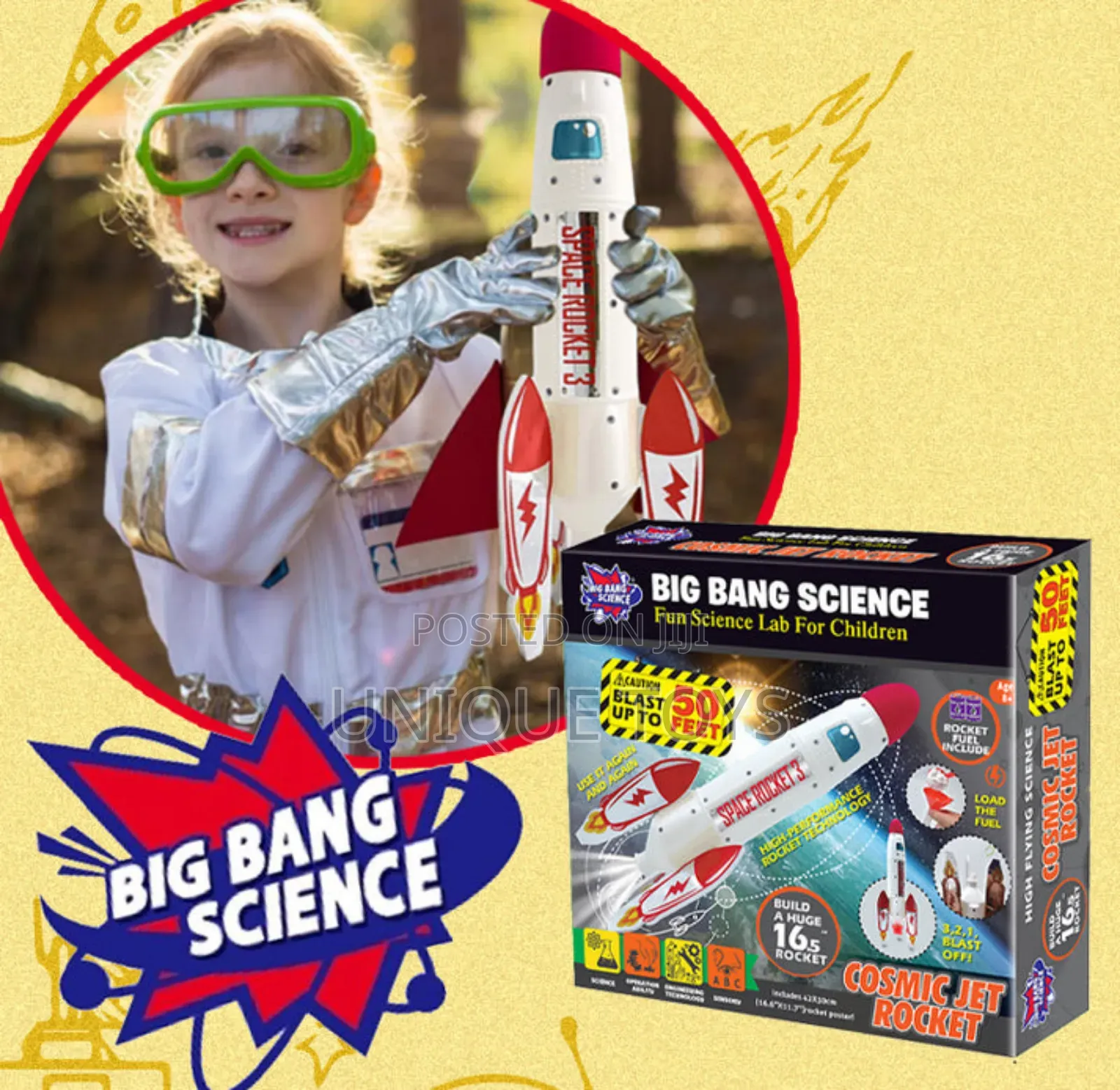 Cosmic Jet Rocket Launcher Kit - Big Bang Science