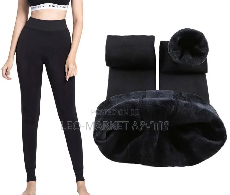 Stylish Women Legging Fleece Tights Ladies Thermal Wool Soc