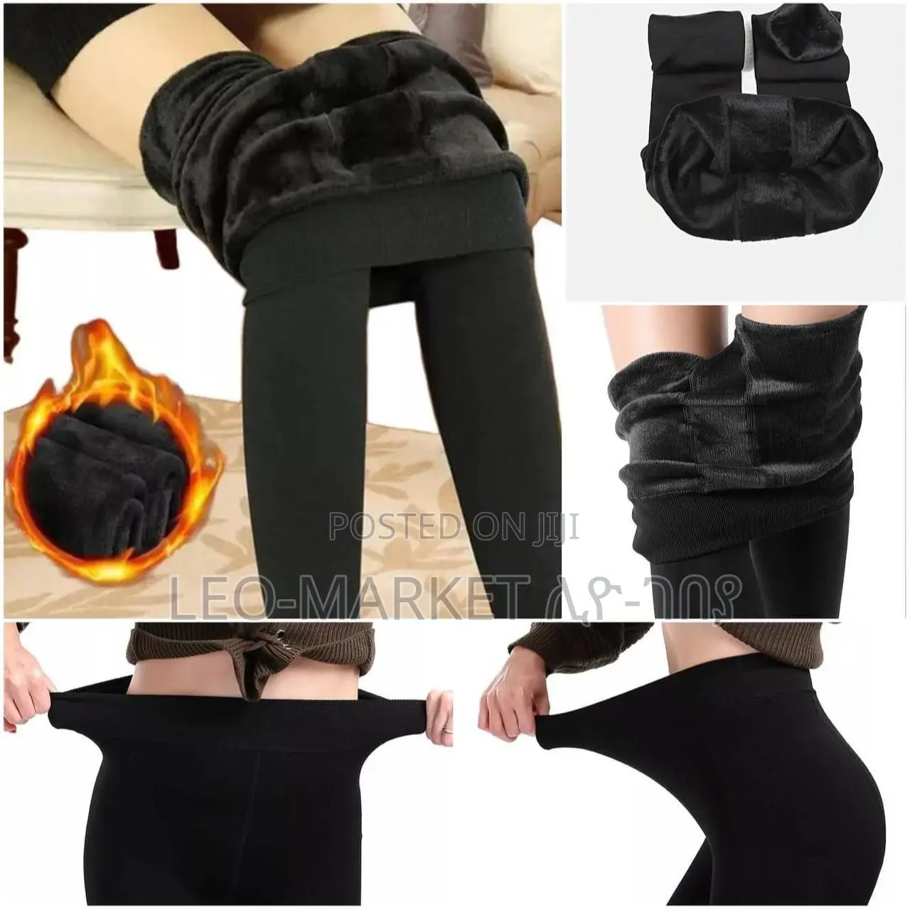 Stylish Women Legging Fleece Tights Ladies Thermal Wool Soc