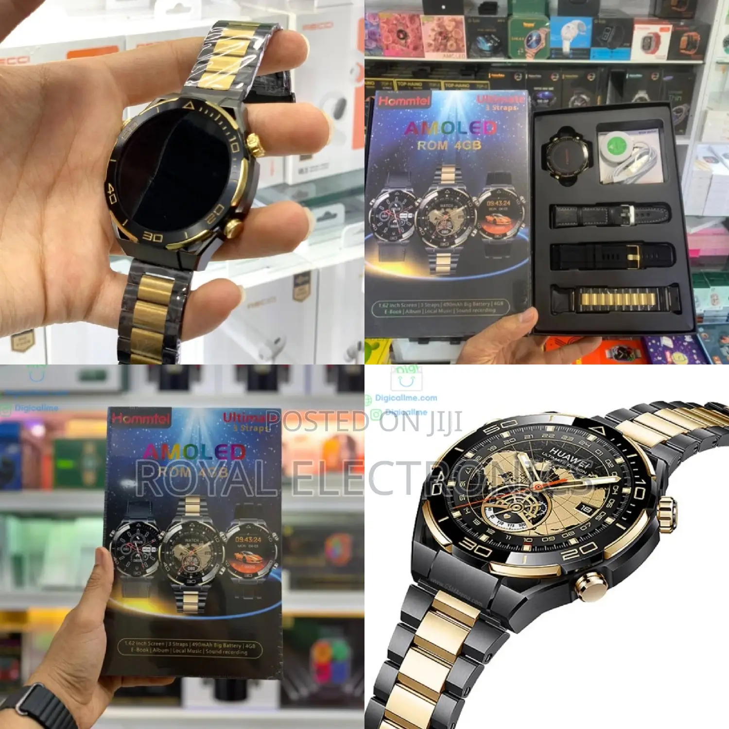 Original Ultimate 4GB Storage Amoled Smart Watch