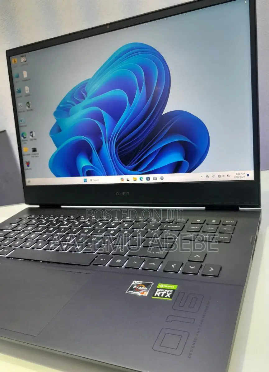 New Laptop HP Omen 16 16GB AMD Ryzen 7 SSD 1T