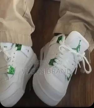 Photo - Air Jordan 4 Golden Green Original Quality Shoes