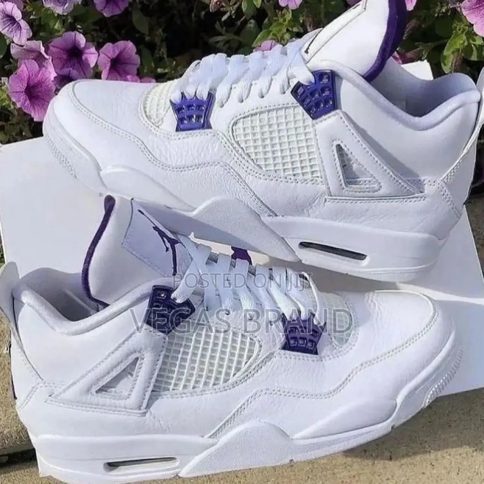Air Jordan 4 Golden Purple Original Quality Shoes
