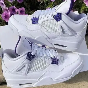 Air Jordan 4 Golden Purple Original Quality Shoes