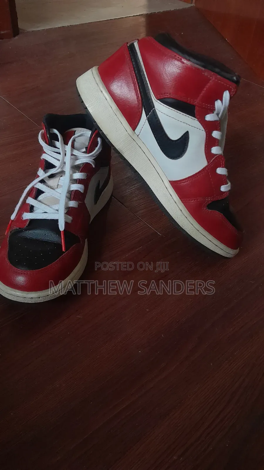 OG Air Jordan 1 Mid Chicago Black Toe