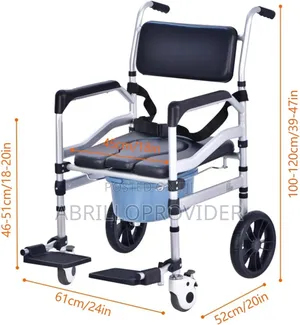 Photo - Wheelchair//Shower Wheelchair/Commode Wheelchair/Wheelchair!