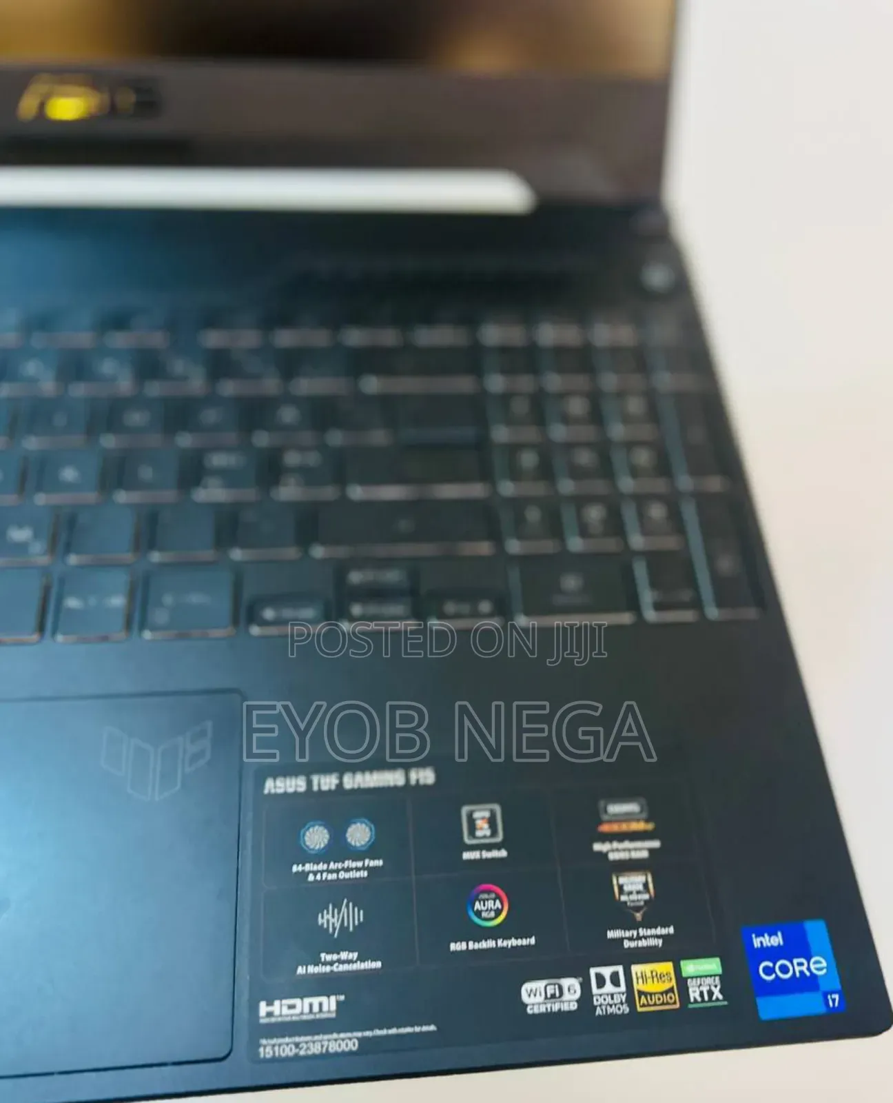 New Laptop Asus TUF Gaming A15 32GB Intel Core I7 SSD 512GB