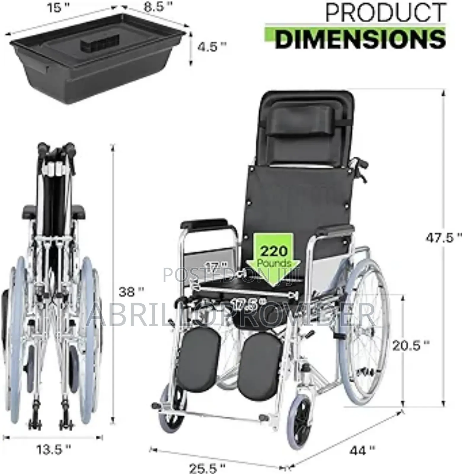 ፖፖ ያለው ወደ ዋላ የሚተኛው Wheelchair/%Wheelchair?*Wheelchair? %አዲስ