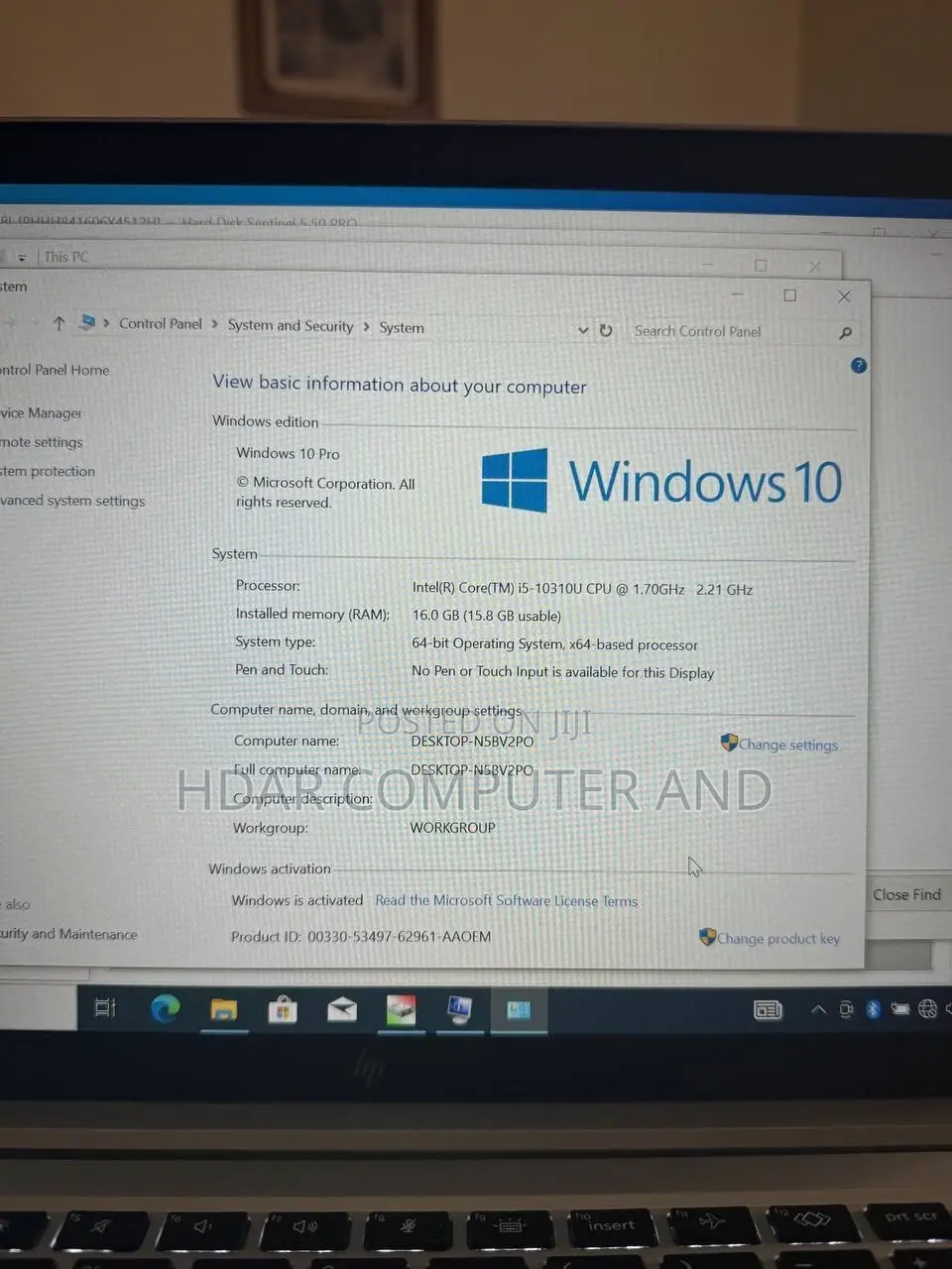 New Laptop HP EliteBook 830 G7 16GB Intel Core I5 SSD 512GB