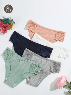 Photo - Underwear Sleepwear Basics Contrast Lace Panty Set Lingerie