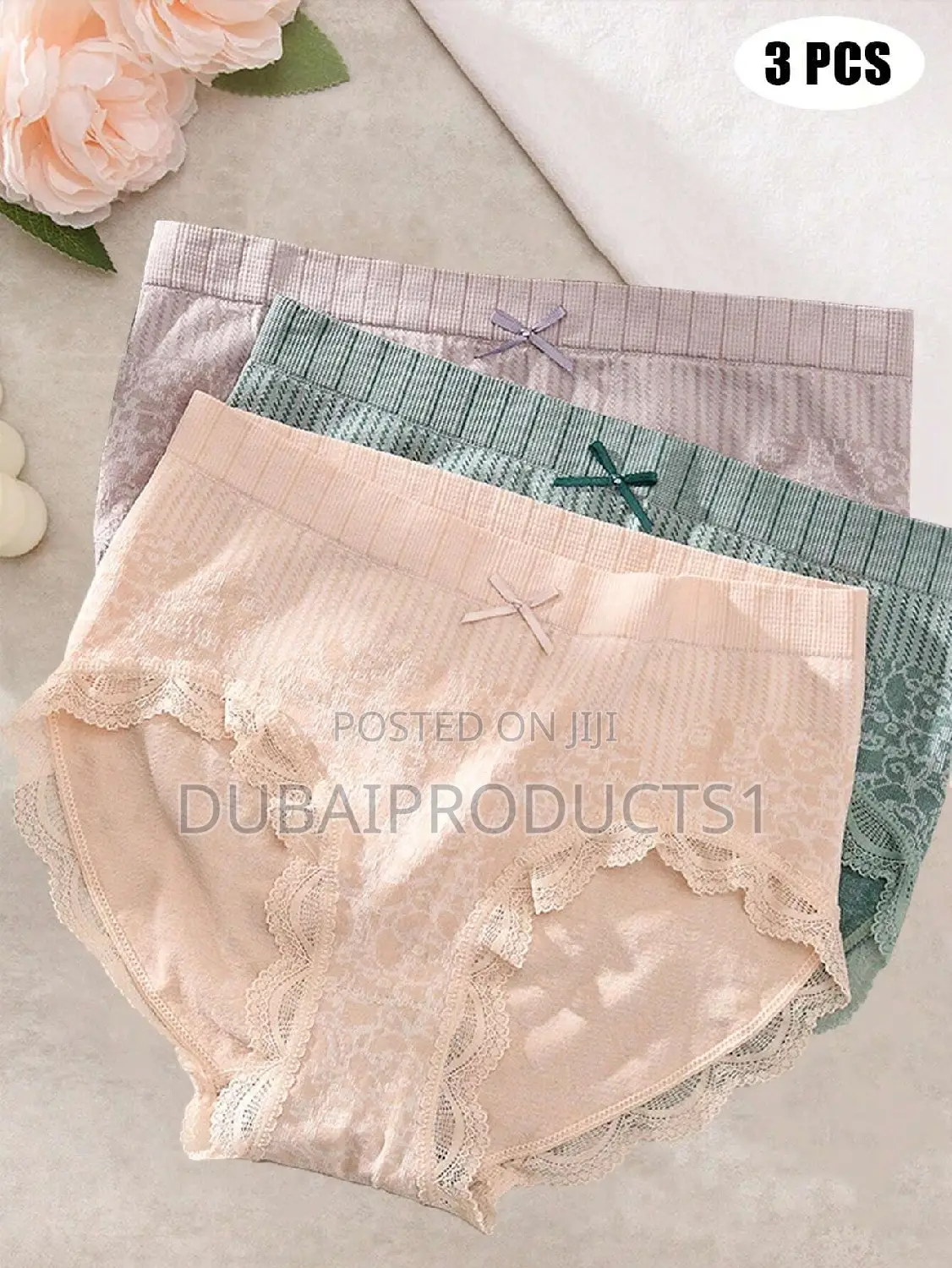 Underwear Sleepwear Basics Contrast Lace Panty Set Lingerie