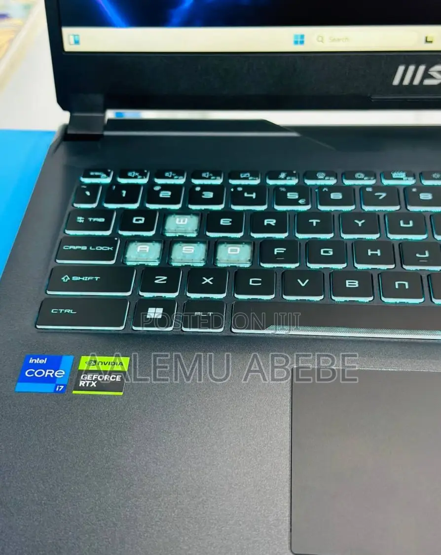 New Laptop MSI 16GB Intel Core I7 SSD 512GB