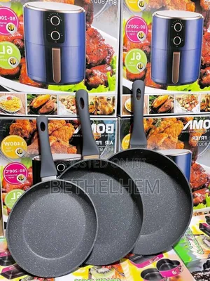 Momcook 3pcs ሴራሚክ #መጥበሻዎች Fry Pan Set