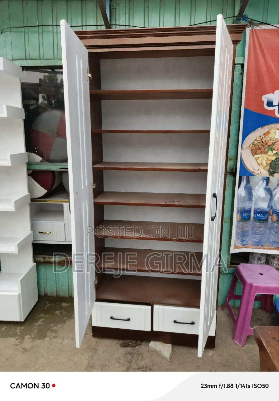 80cm የጫማ ሼልፍ