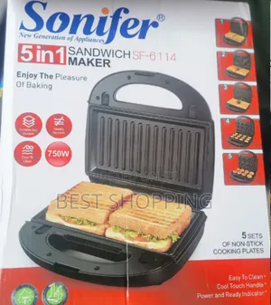 Sonifer 5 in 1 Multi Sandwich Snack Maker