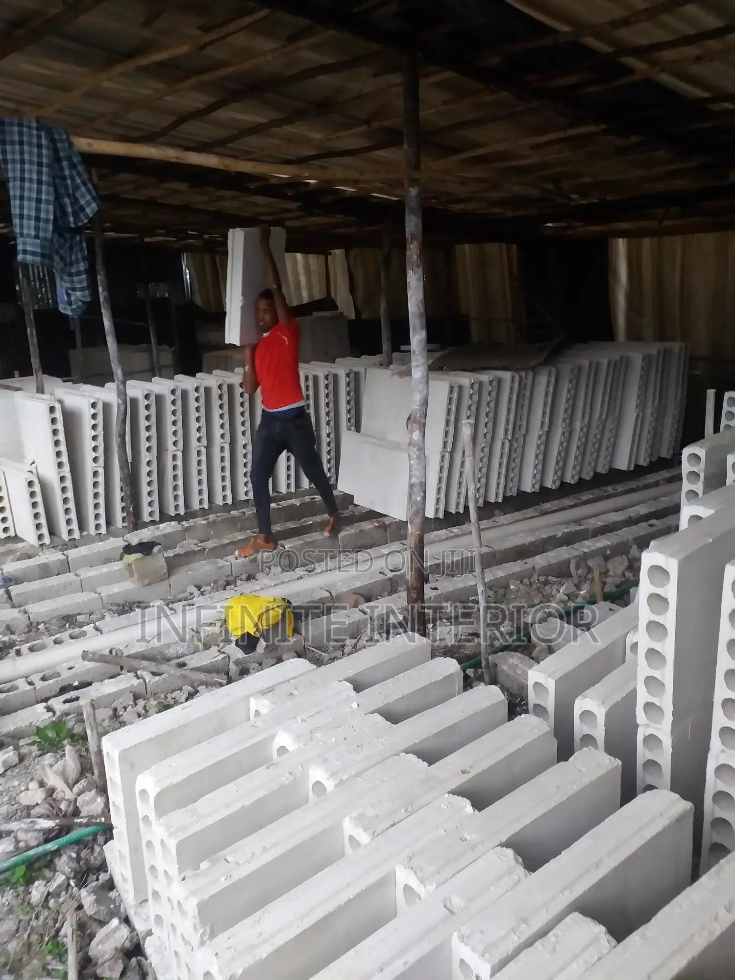 ጅፕሰም ብሎክ Gypsum Block Gypsum Board and Partition Works