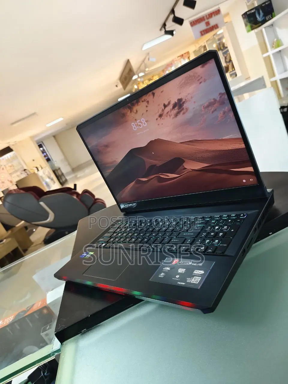 New Laptop MSI GP75 Leopard 32GB Intel Core I9 SSD 2T