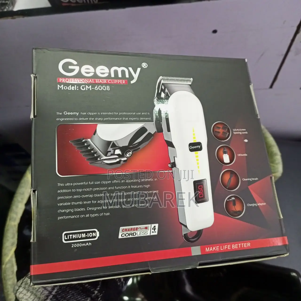 Geemy Hair Clipper, Professional-Grade Clippers