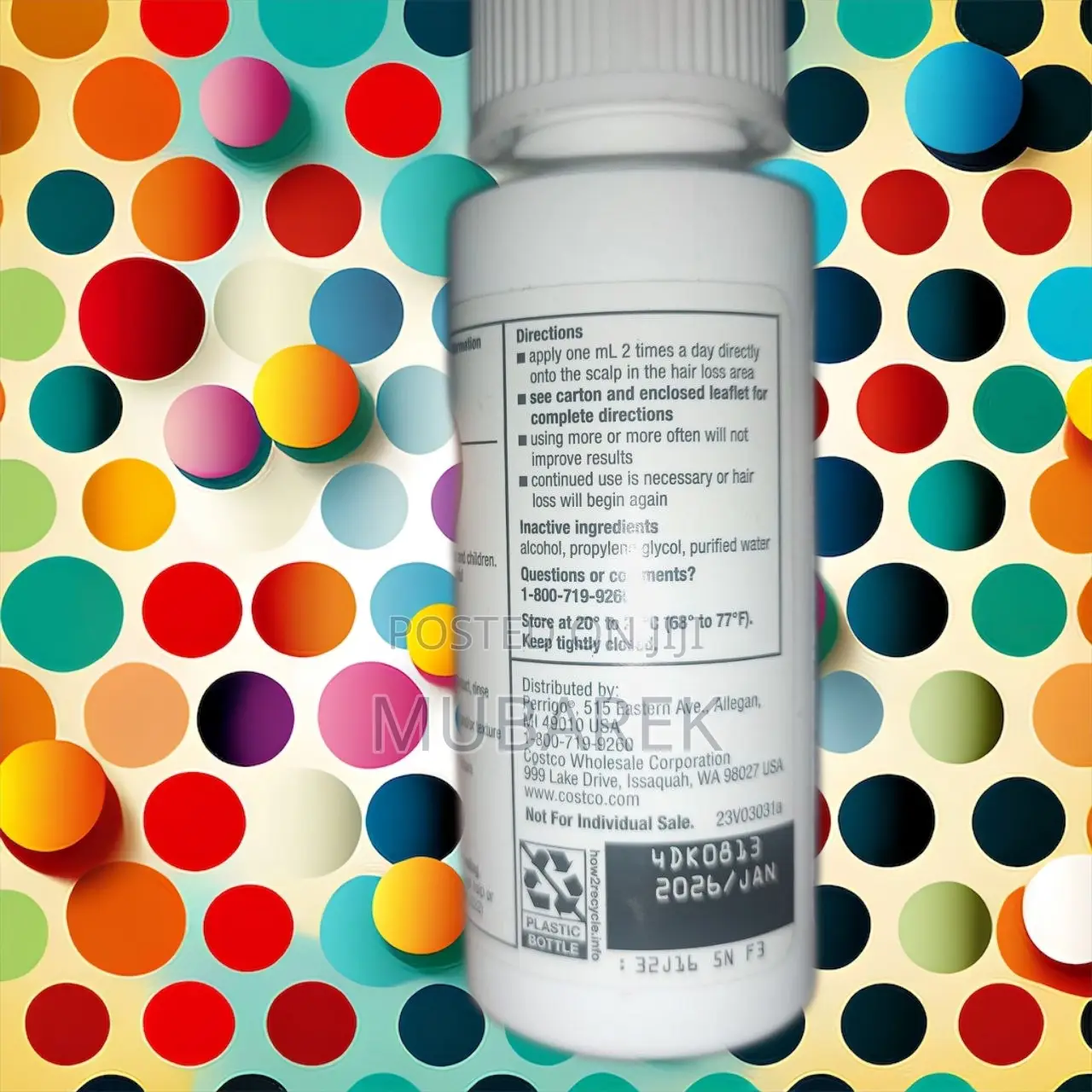 New 5% Kirkland Minoxidil Extra Strength Treatment