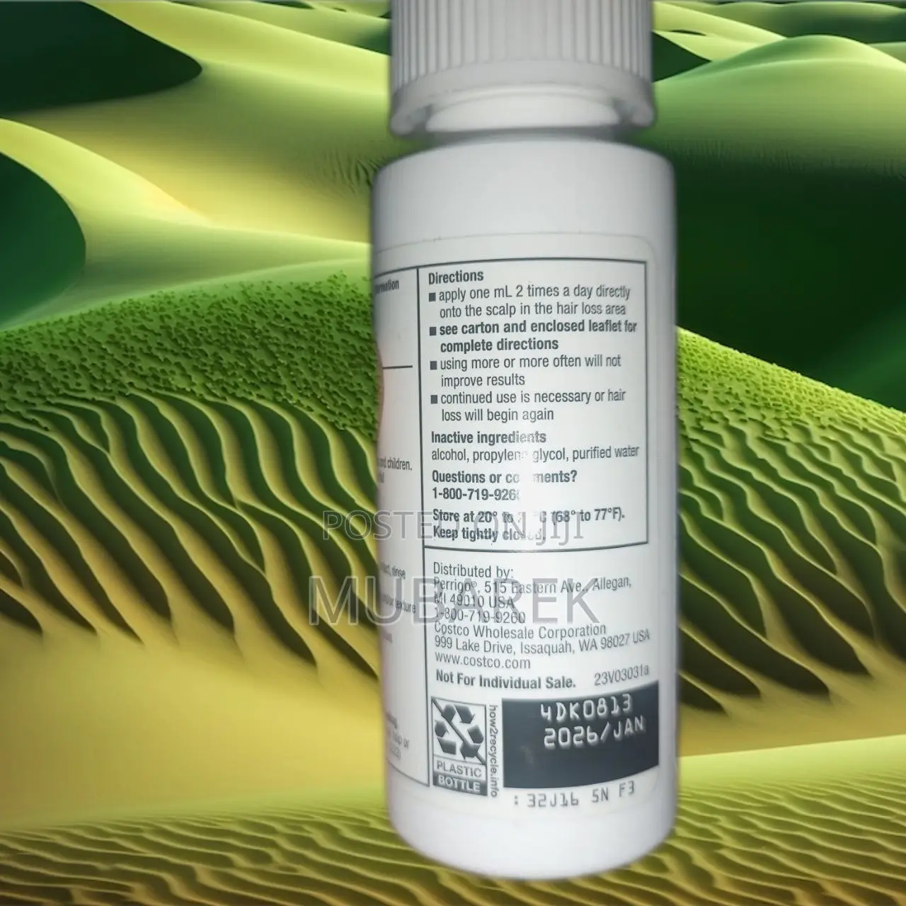 New 5% Kirkland Minoxidil Maximum Strength Regrowth