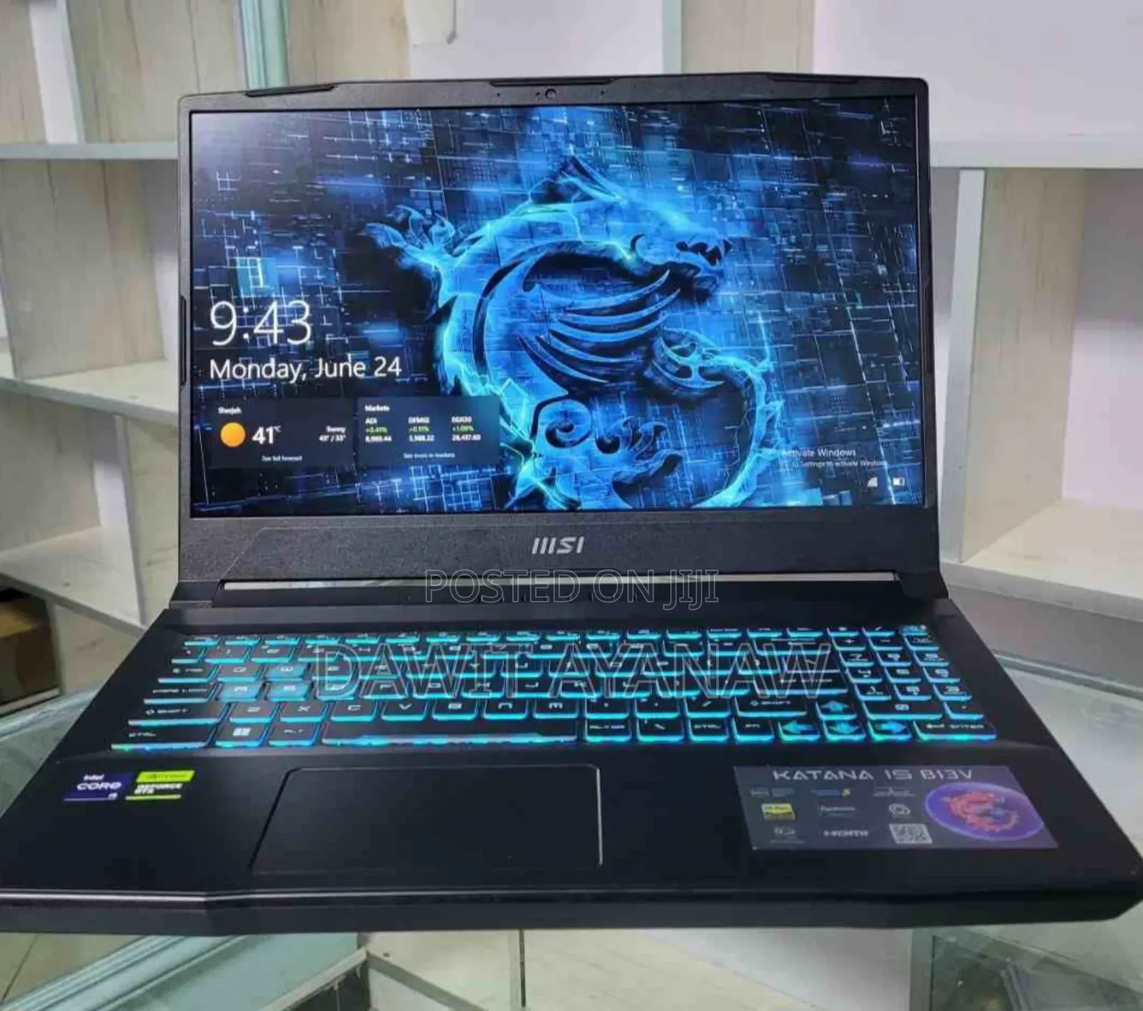 New Laptop MSI Katana 15 16GB Intel Core I9 SSD 512GB