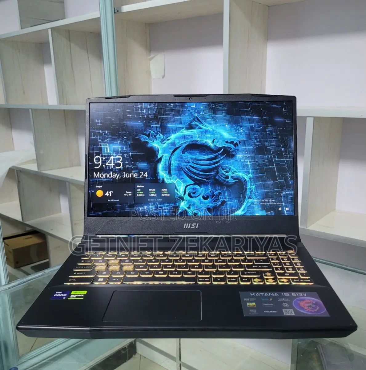 New Laptop MSI CR600 16GB Intel Core I9 SSD 1T